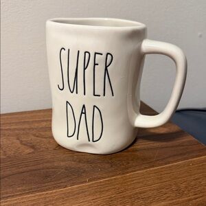 Rae Dunn Super Dad Ceramic Mug